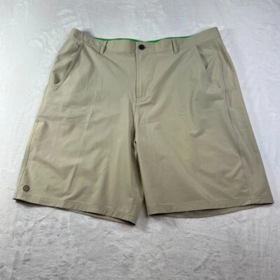 Free Fly 短裤男式 40 9 英寸内缝米色轻便活动弹力氨纶 — 第 1/4 张图片