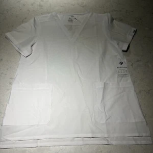 Adar Addition Scrubs For Women - Modern V-Neck Scrub Top Large NEW - Picture 1 of 6