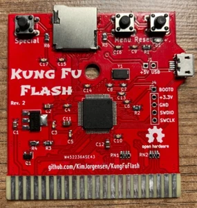Kung Fu Flash Cartridge (Rev 2) for Commodore 64 - Afbeelding 1 van 1