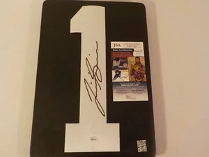 A412 Justin Simmons Autograph W/ JSA NFL Denver Broncos - Picture 1 of 2