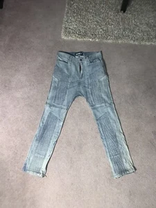 Iridium 77 On Steel Acid Wash Jeans SZ 34 Designer Originally $135 - Picture 1 of 10