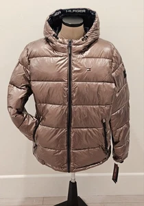 NEU TOMMY HILFIGER GR XL HERREN ULTRA LOFT PUFFER JACKE PEARLIZED COPPER - Bild 1 von 12