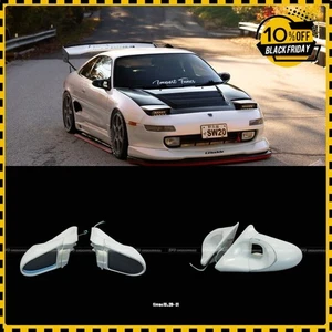 Espejo retrovisor aerodinámico lateral FRP sin pintar 2 piezas para Toyota MR2 SW20 (LHD) - Imagen 1 de 11