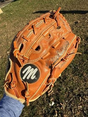 "Guante de béisbol Willie Wilson 1980 MacGregor MG40 cuero suave derecho 12"" de colección" Foto 1 de 4