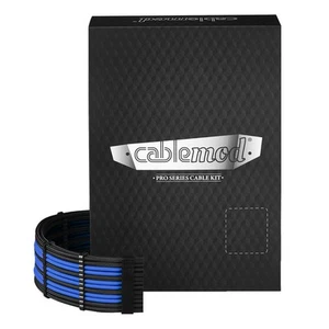 CableMod PRO ModMesh C-Series RMi & RMx Cable Kit - schwarz/blau - Bild 1 von 3