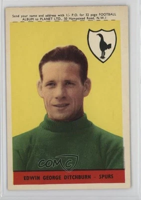 1958-59 A&BC Futbolistas Ted Ditchburn #11 novato RC 10pr Foto 1 de 3