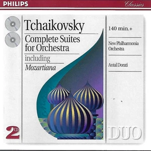 Tchaikovsky: Complete Suites for Orchestra - Antal Dorati (CD, 1996, 2-Discs) - Foto 1 di 2