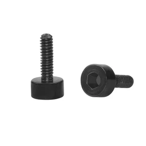 2 PCS SCREW FOR BELL & ROSS BR-01 -BR-03 RUBBER WATCH STRAP BAND BLACK PVD - Picture 1 of 3