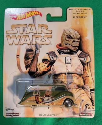 Hot Wheels Star Wars Bossk Deco Delivery Diecast Premium Bounty Hunter Series  - Image 1 of 4