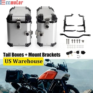 Luggage Cases w/ Racks Kit For Harley Pan America RA1250S RA1250S CVO 2021-2024 - Picture 1 of 12
