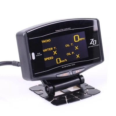 ADVANCE ZD 10 IN 1 AUTO GAUGE OLED DIGITAL TACHOMETER FULL PACKAGE SENSOR KITS - Image 1 of 4