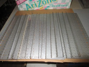VINTAGE GILBERT ERECTOR SET PARTS LOT OF 16--12"  STEEL BASE PLATES-PART MN - Picture 1 of 1