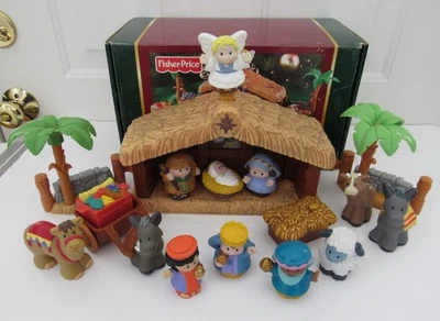 2005 FISHER-PRICE LITTLE PEOPLE CHRISTMAS STORY NATIVITY #J2404 w/ ORIGINAL BOX - Image 1 of 4