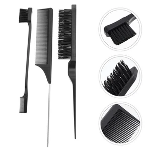 3Pcs Reusable Hair Coloring Brush Comb Kit Home Salon Hairstyling Tools - Picture 1 of 12