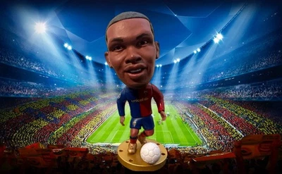 Samuel Eto’o la liga Barcelona FC 3D minifigura 6,5 cm  Foto 1 de 3