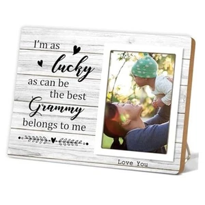 Picture Frame Gift for Mom Grandma, Personalized Picture Frame, Birthday - Picture 1 of 7