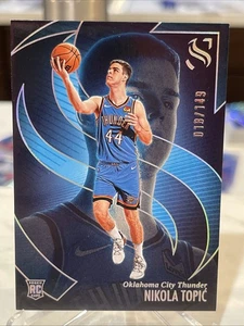 Nikola Topic 2024-25 Panini Silhouette RC Plata SSP/149!! Thunder #70 - Imagen 1 de 2