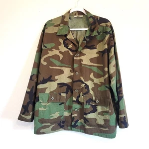 Camo Hunting Shirt Sportswear Heavy Canvas Long Sleeve LNC Size XL - Picture 1 of 5