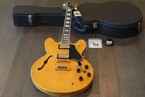 Vintage! 1980 Gibson ES-347 Natural Semi-Hollow Electric Guitar + OHSC - Picture 1 of 20
