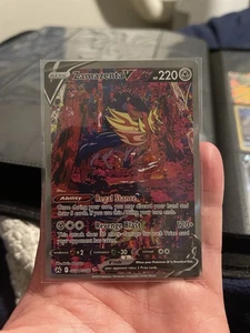Zamazenta V GG54/GG70 Crown Zenith: Galarian Gallery Holo - Picture 1 of 2