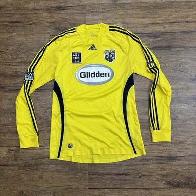 Camiseta Columbus Crew 2008 | Brad Evans 3 | Grande | Manga larga | Copa MLS | RARA Foto 1 de 4