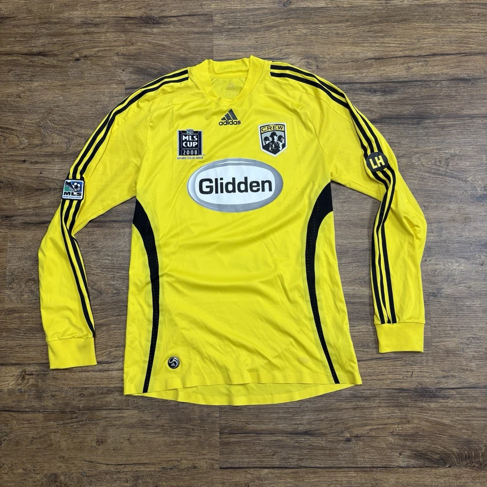 Camiseta Columbus Crew 2008 | Brad Evans 3 | Grande | Manga larga | Copa MLS | RARA Foto 1 de 4