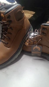 Botas de trabajo Brahma Appaloosa para hombre talla US 13" punta de acero - Imagen 1 de 5