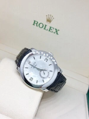 Rolex 35 mm 950PT platino esfera mop Cellini REF: 5240/6 (Serie K) Foto 1 de 4