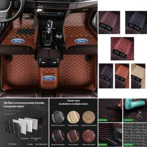 For Ford Car Floor Mats Waterproof All Models Custom Carpets Cargo Luxury Mats - Picture 1 of 37