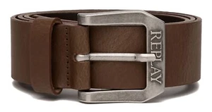 REPLAY cinturón Belt W110 DK Brown Wood - Imagen 1 de 1