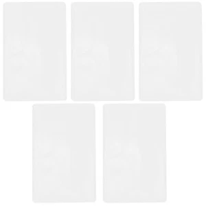 Funda protectora transparente para tarjetas de negocios de 5 piezas - Imagen 1 de 12