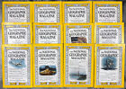 Lot vintage National Geographic Magazine 1959, complet (12 numéros)