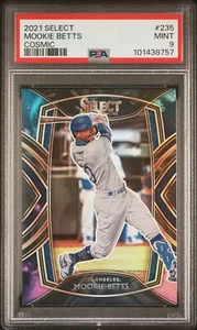 2021 Panini Select #235 Mookie Betts Cosmic PSA 9 - Bild 1 von 2
