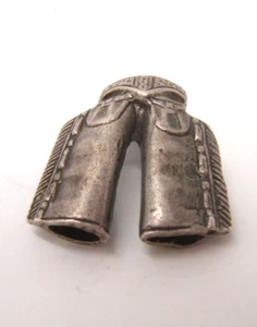 VTG STERLING SILVER CHARM 3-D WESTERN CHAPS DETAILED - Picture 1 of 3