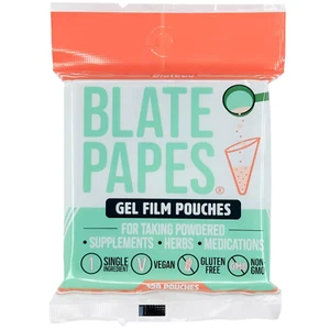 Blate Papes Gel Film Beutel, 120 Stück | Essbare Folien zum Mitnehmen von Kräutern Neu - Bild 1 von 12