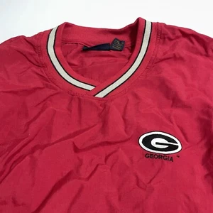 Antigua Golf Georgia Bulldogs Mens XL Nylon Pullover Jacket - Picture 1 of 8