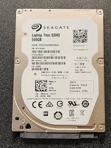 Seagate Thin 7mm ST500LM000 500GB 2.5" SATA III HDD Laptop Drive - Picture 1 of 4