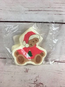 Vtg Hallmark PAPER NAPKINS CHRISTMAS RED Teddy Bear Party Express Santa Tree - Picture 1 of 12