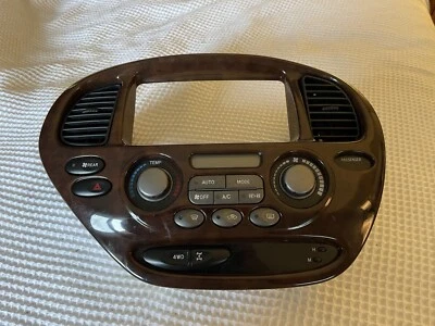 2001 - 2004 Toyota Sequoia 4wd Radio Climate Control Bezel 84010-0C172-EO Used - Image 1 of 4