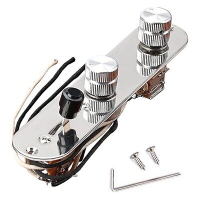 Prewired Guitar Control Plate Assembly,Loaded 3-Way Blade Switch Push Pull Poten • 38.92$