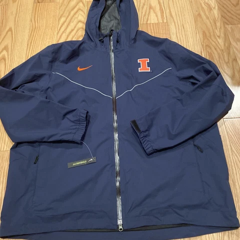 Nike NCAA Illinois player issue storm fit Jacket XL 868043 Fighting Illini Cover