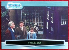 DR WHO & THE DALEKS - BIG SCREEN - Card #005 - A POLICE BOX? - STRICTLY INK 2003