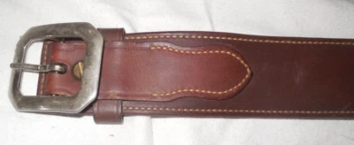 BIANCHI #B7 LINED LEATHER CARTRIDGE BELT /24 -45 Caliber Loops/32" - Image 1 of 4