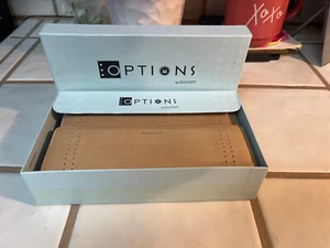 OPTIONS by BUXTON VELVET TOUCH COWHIDE CLUTCH WALLET-NEW - Picture 1 of 5