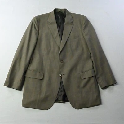 Tom James 42L Marrón Ventana Lana Hombres Blazer Traje Chaqueta Abrigo Deportivo Foto 1 de 4