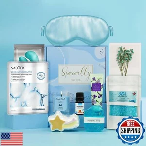 Birthday Gifts Basket for Women, Relaxtion Spa Set, Self Care Boxes for Her,  - Picture 1 of 5
