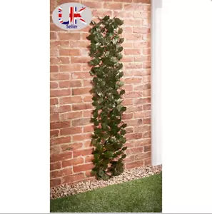 Vallas de pared enrejado de hoja expansiva artificial premium decoración de jardín exterior - Imagen 1 de 10