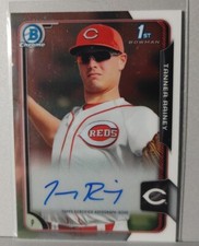 2015 Bowman Chrome Draft Draft Pick Autographs Cincinnati Reds Tanner Rainey