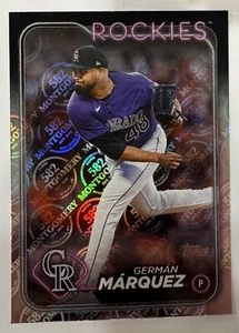 Germán Márquez 2024 Topps Montgomery Club Exclusive Foil #618 Colorado Rockies - Picture 1 of 2