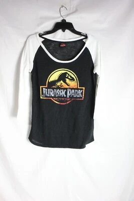 Jurassic Park Women 3/4 Length Sleeve Top Officially Licensed T-Shirt XL - Image 1 of 4